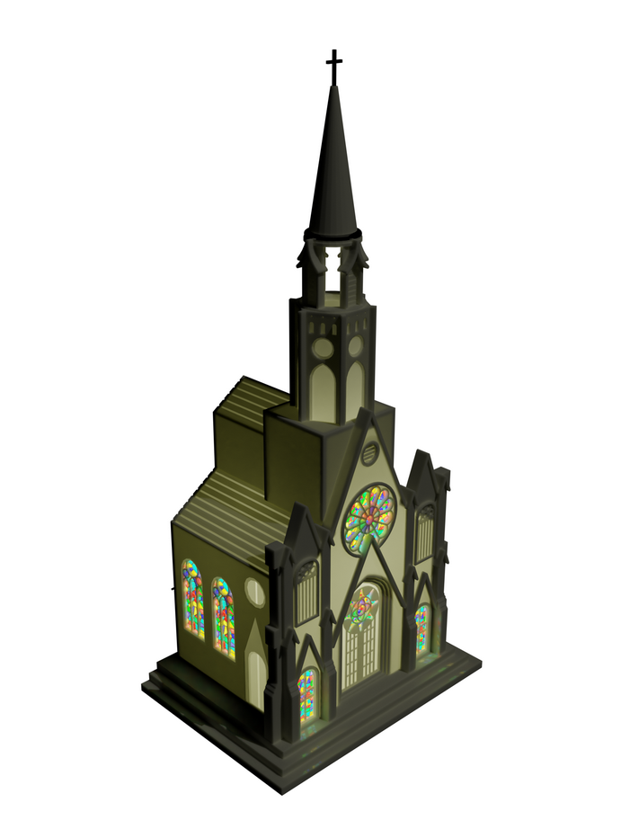 Paramount Raylite Illuminated Musical Cathedral 177MC preview image 1